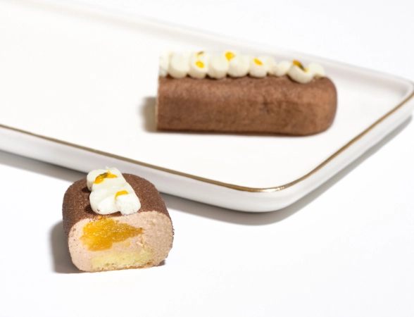 Entremet passion-gianduja